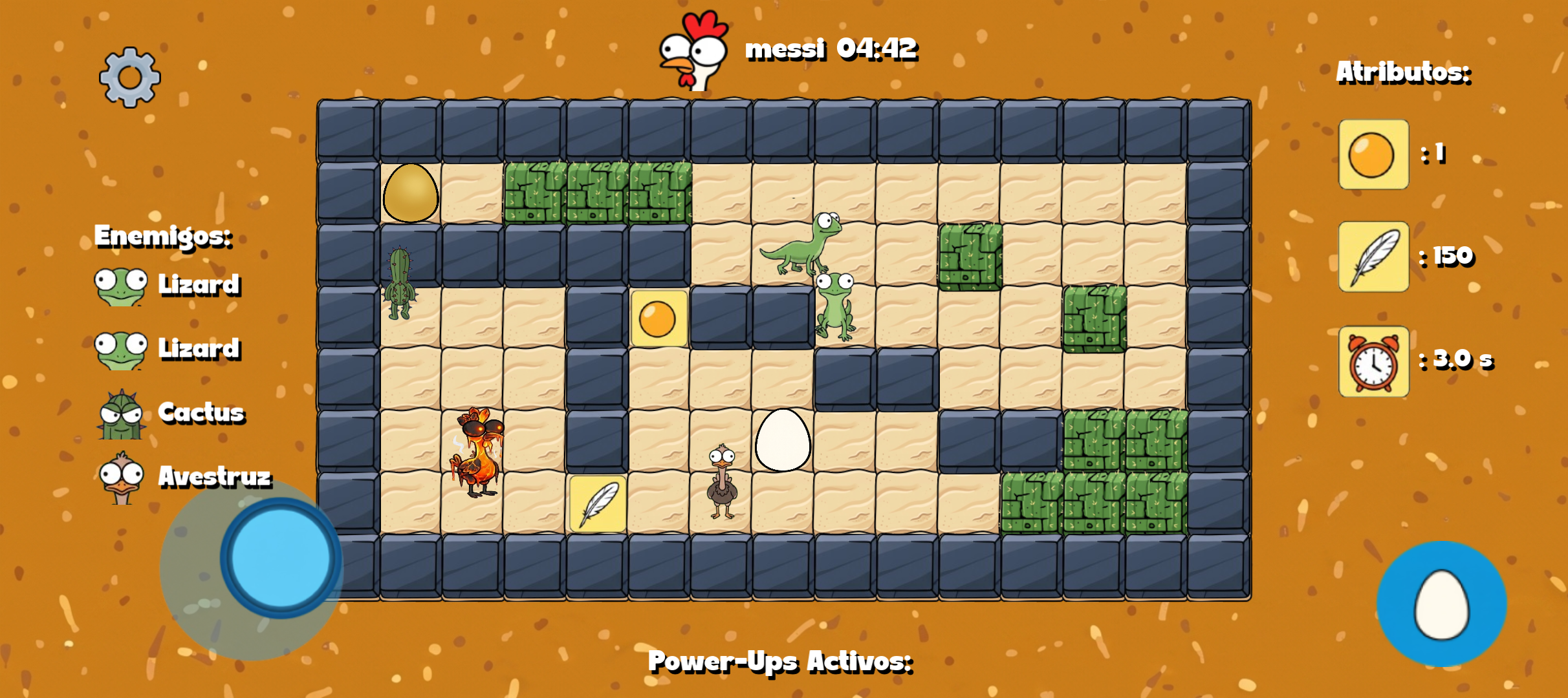 Partida multijugador de Eggsplosion en Green Farm