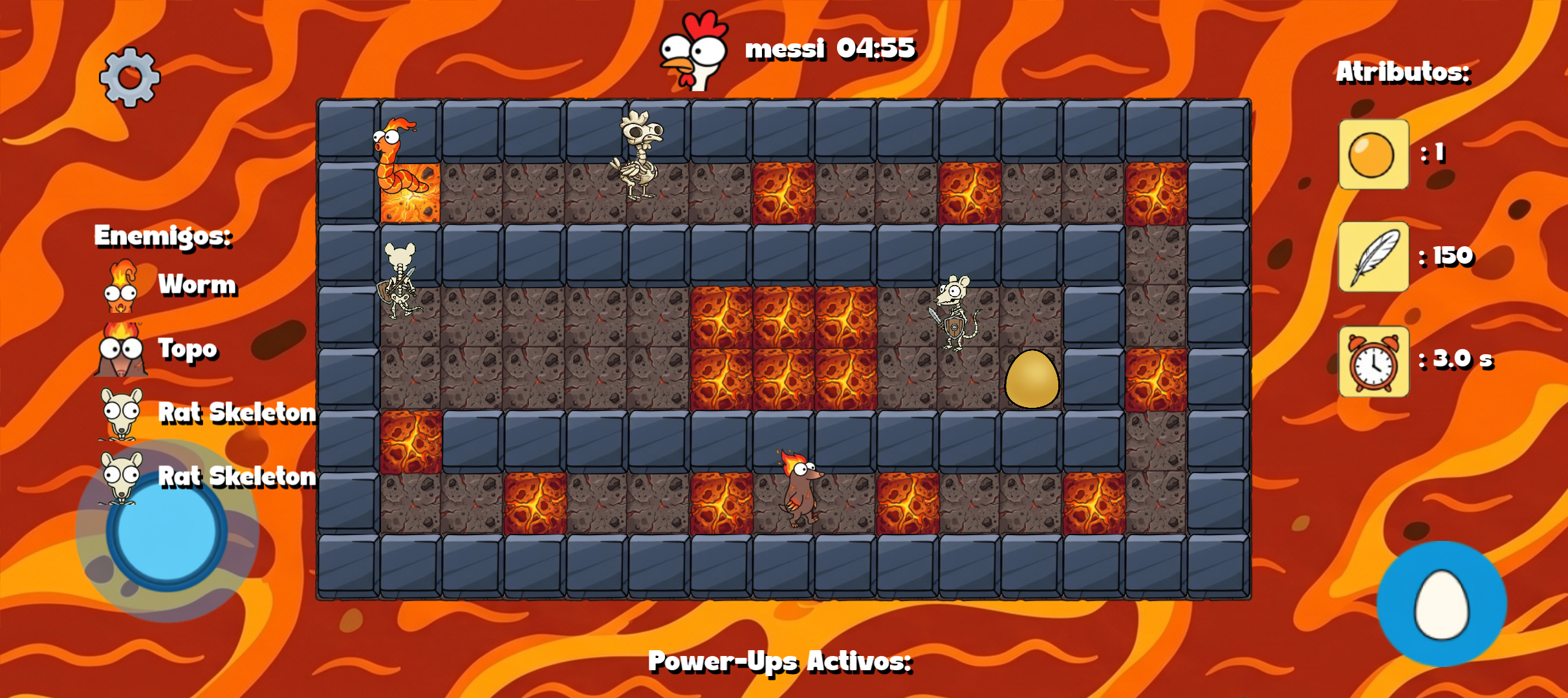 Nivel Amber Desert de Eggsplosion