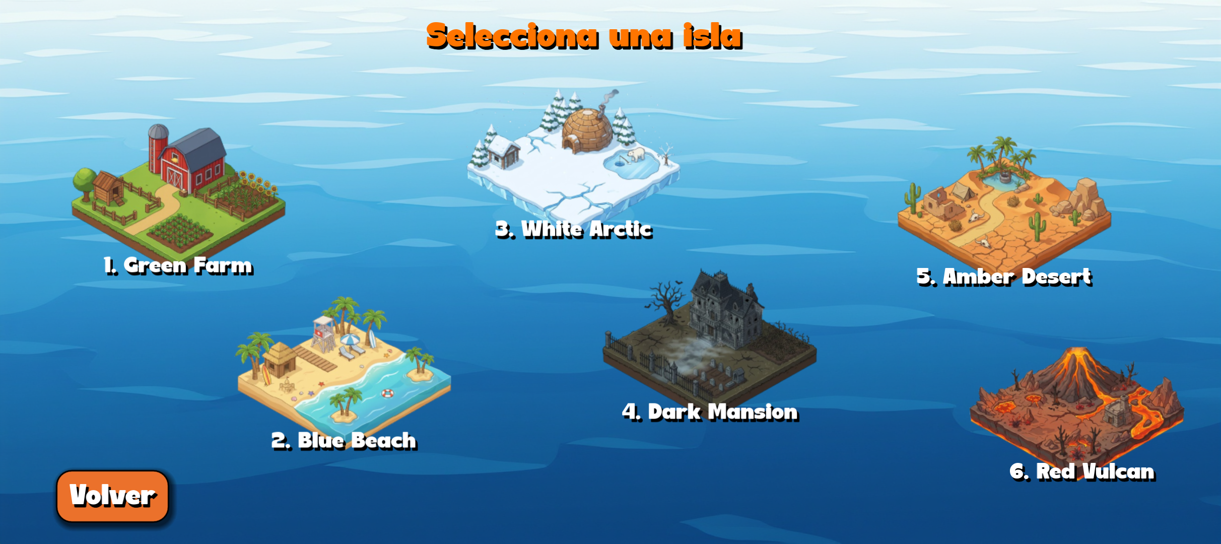 Las seis islas de Eggsplosion
